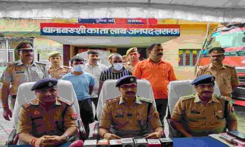 Lucknow : नकली सीमेंट फैक्ट्री का भंडाफोड़: STF और बीकेटी पुलिस की संयुक्त कार्रवाई में 8 गिरफ्तार